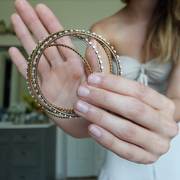 Gold Bangles - Picture 2 of 3